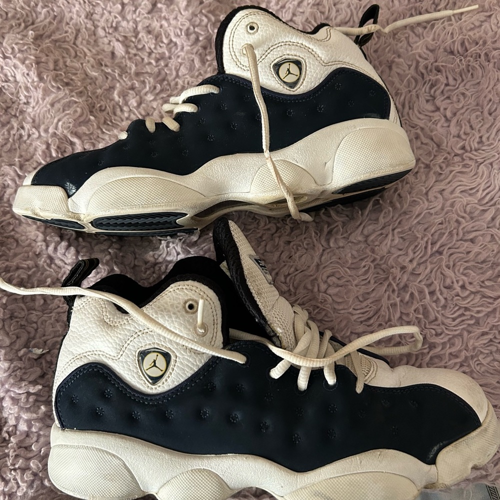 Black and Cream Sneakers